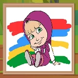 Masha and the Bear Coloring Book