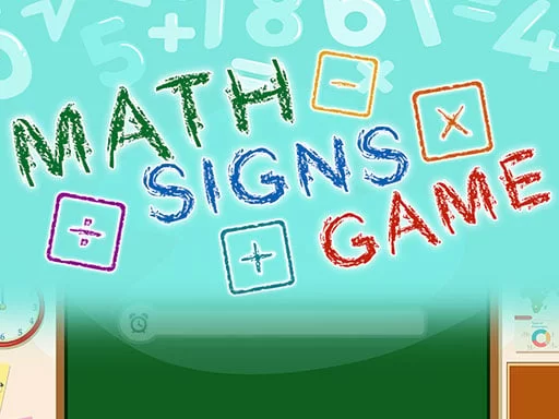 Math Signs Game oyununu sende hemen oyna, hemde bedava
