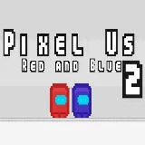 Pixel Us Red and Blue 2